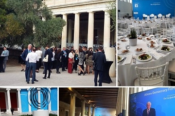 Οι υπηρεσίες της InterCatering στη Στοά του Αττάλου που φιλοξένησε το "Athens Democracy Forum"! 